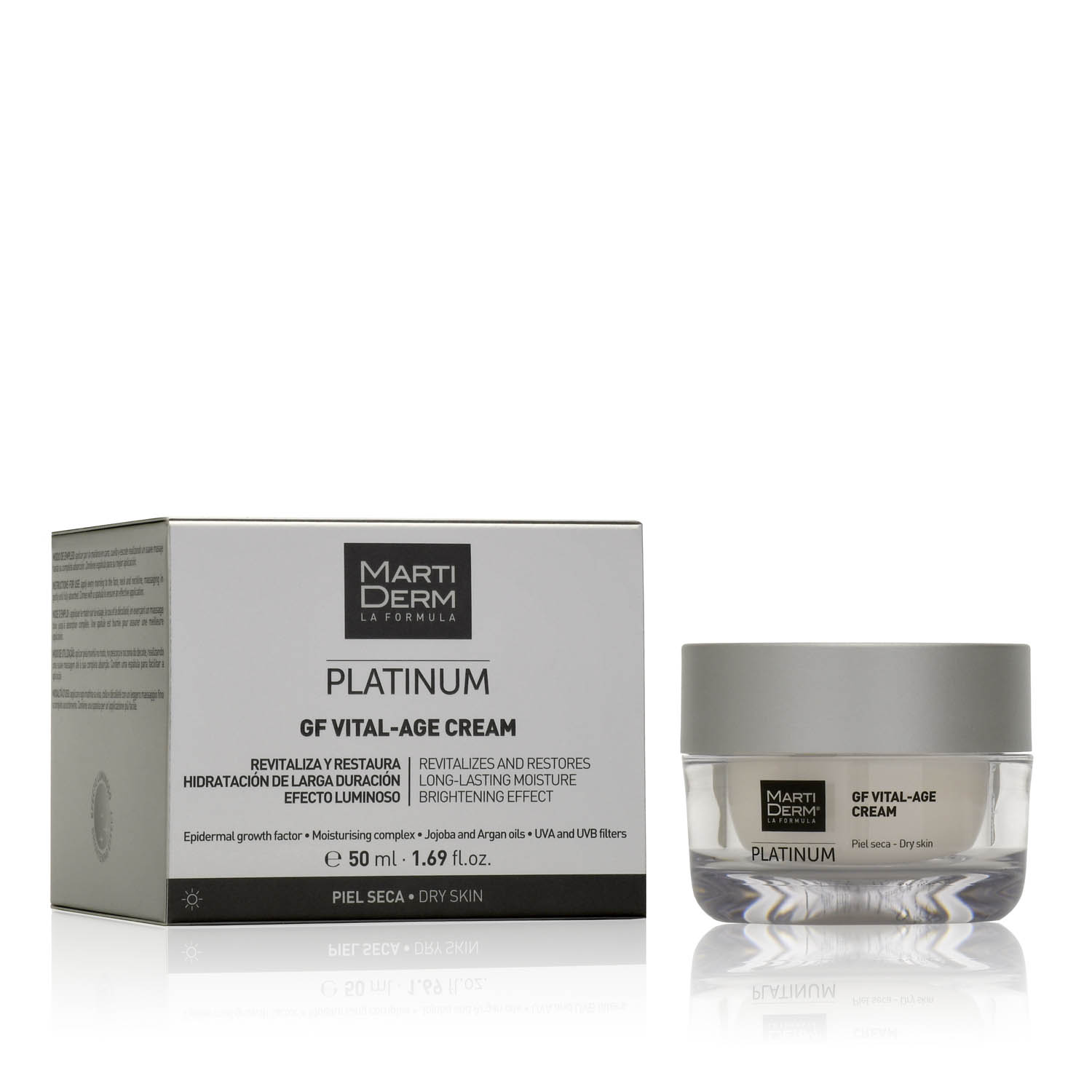 Крем для лица MartiDerm Platinum GF Витал-Эйдж для сухой кожи, 50 мл - фото 3