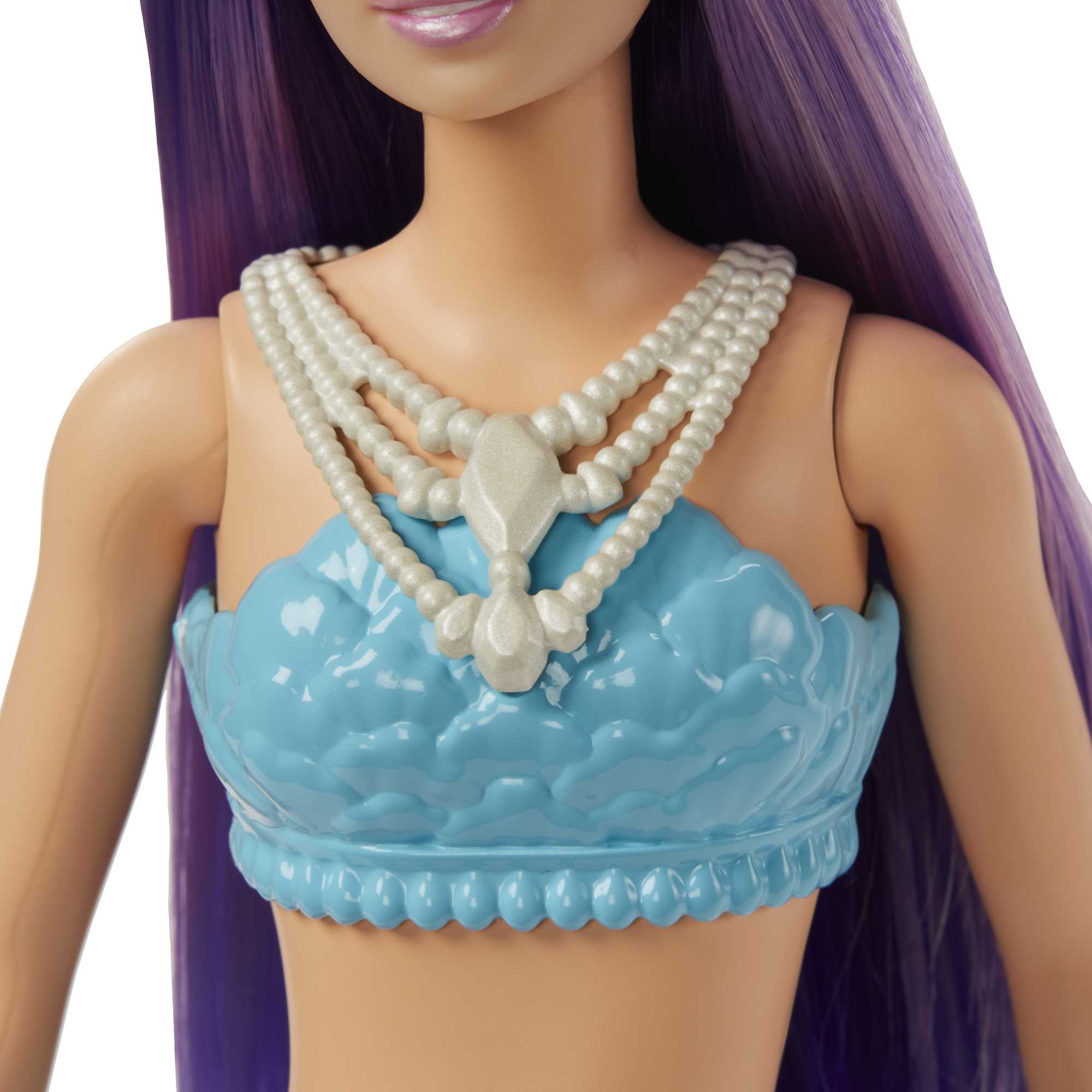 Кукла Barbie Дримтопия Русалка с пурпурными волосами (HGR10) - фото 3