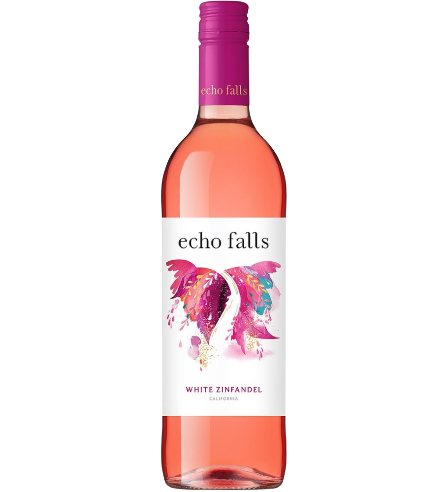 Вино Echo Falls White Zinfandel, рожеве, напівсухе, 10%, 0,75 л - фото 1
