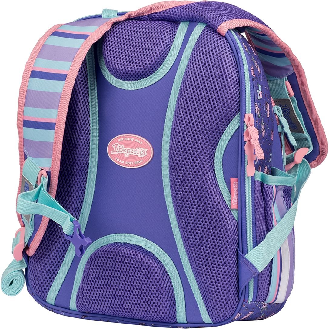Рюкзак шкільний 1 Вересня S-106 Corgi, фиолетовый (552285) - фото 4