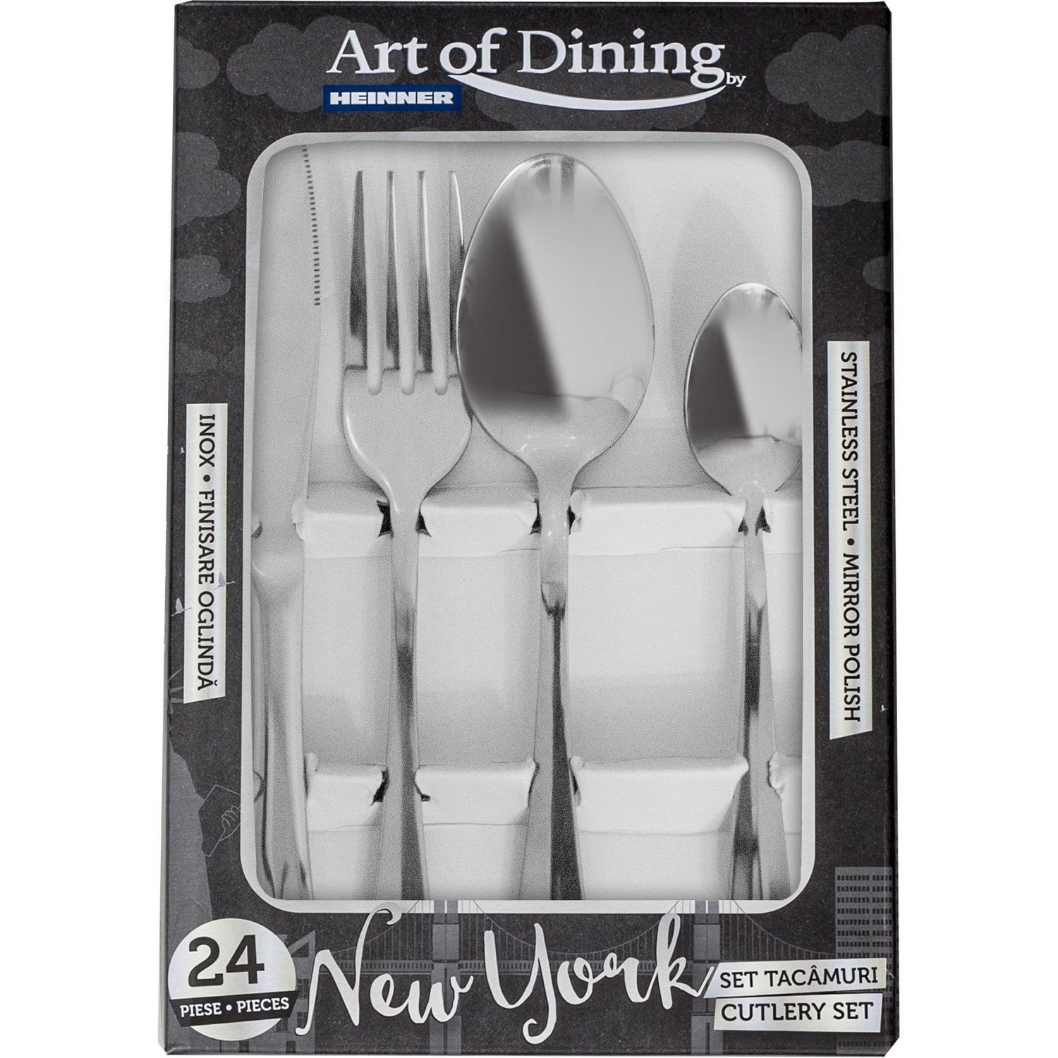 Photos - Cutlery Set Heinner Набір столових приборів  New York, 24 предмети  (HR-HP-NY24)