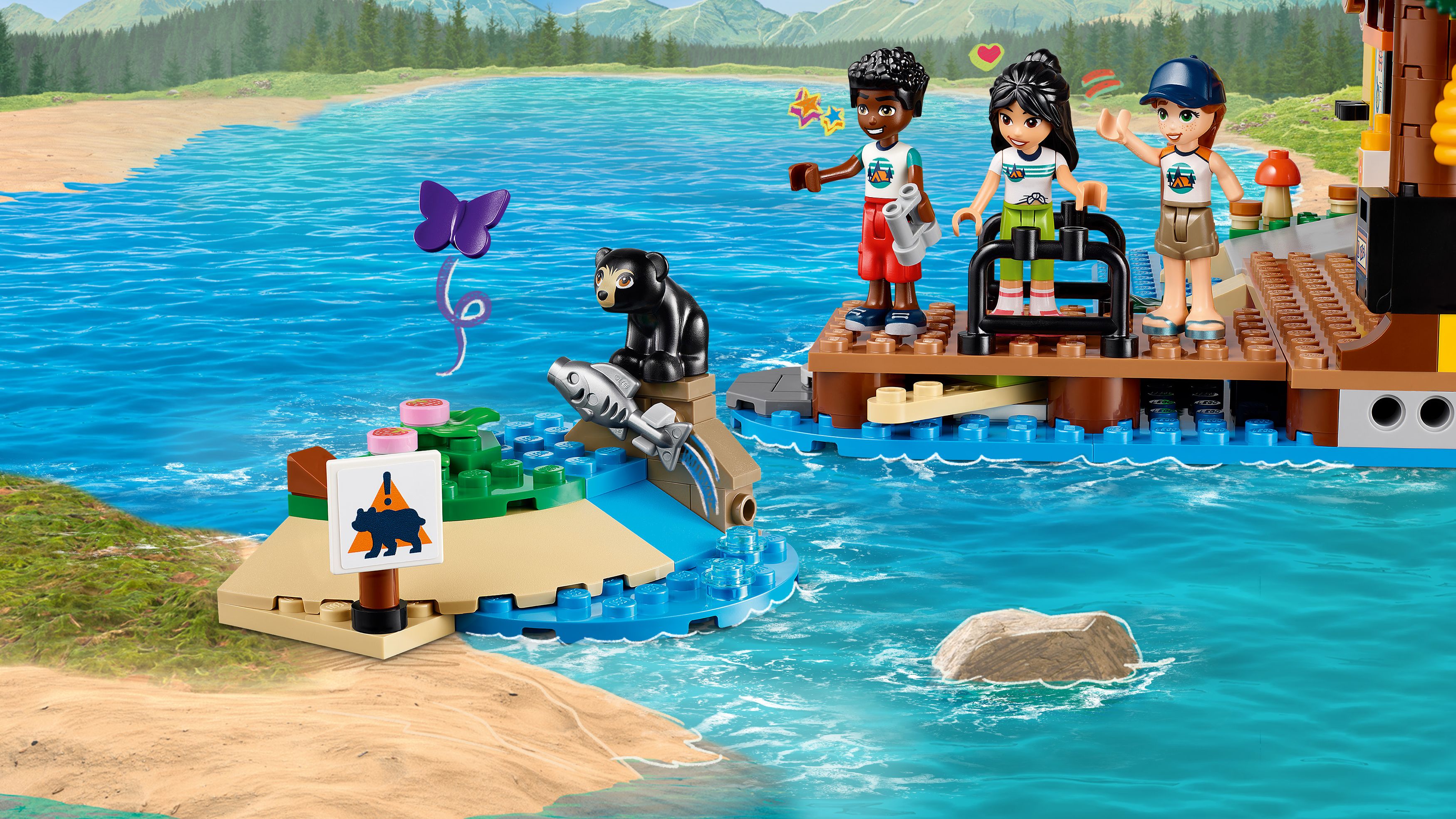 Конструктор LEGO Friends Водні види спорту в таборі пригод 628 деталей (42626) - фото 11