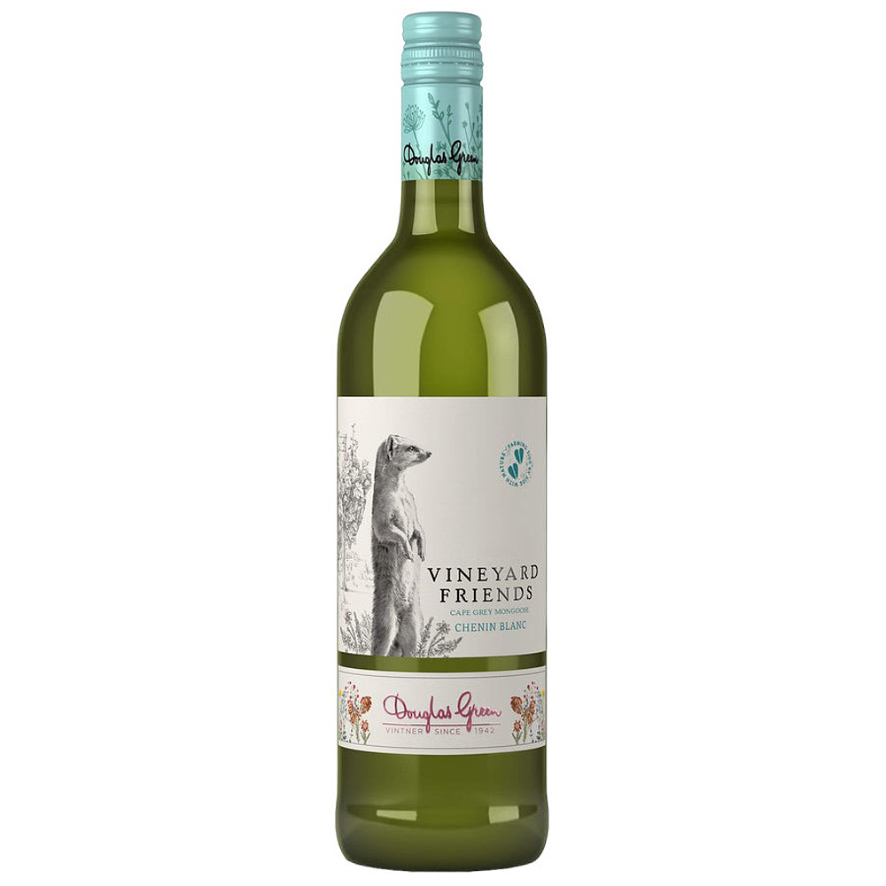 Вино Vineyard Friends Cape Grey Mongoose Chenin Blanc біле сухе 0.75 л - фото 1