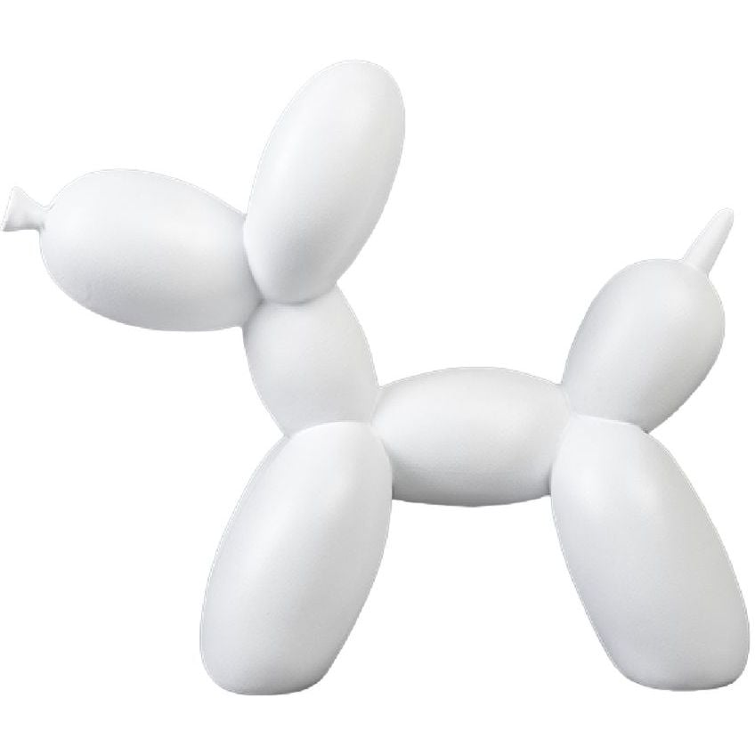 Статуетка декоративна МВМ My Home Пес з кульки, біла (DH-ST-06 WHITE) - фото 1
