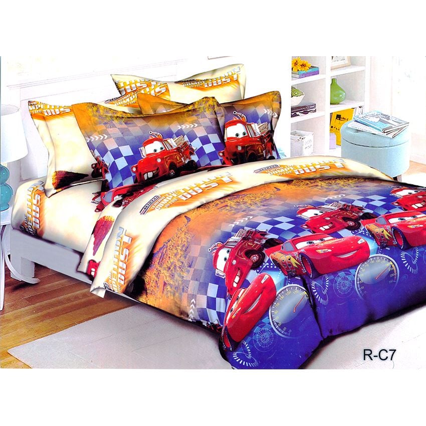 Комплект постільної білизни TAG Tekstil 1.5-спальний Фіолетовий 000143149 (R-C7) - фото 1