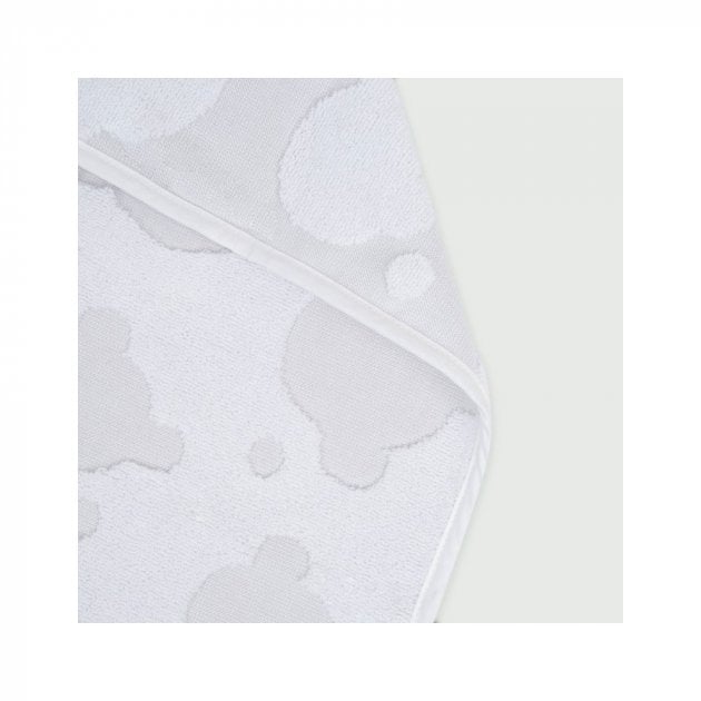 Полотенце с уголком Irya Bear, 75х75 см, серый (svt-2000022257442) - фото 2