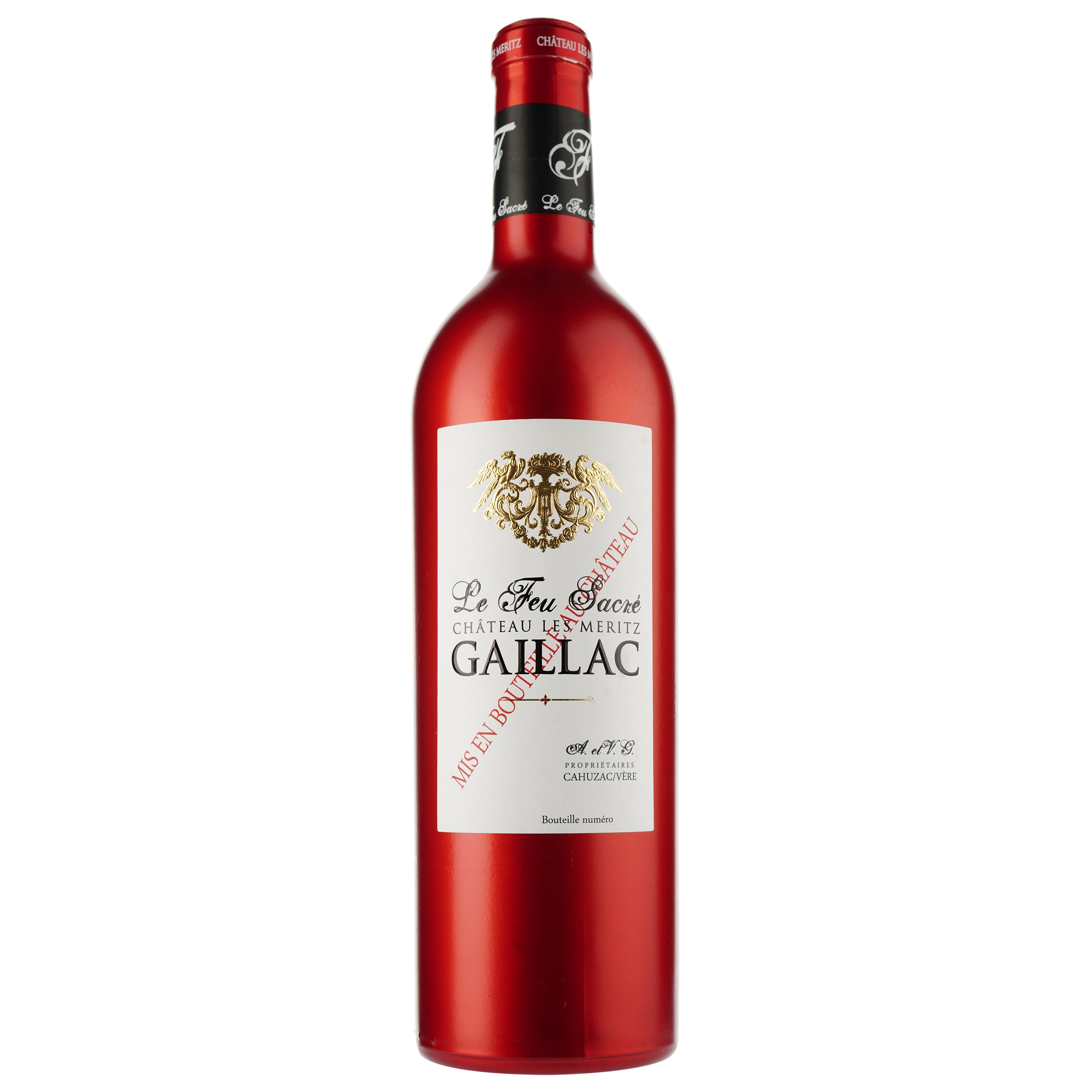 Вино Chateau Les Meritz Le Feu Sacre 2021 AOP Gaillac, красное, сухое, 0,75 л - фото 1