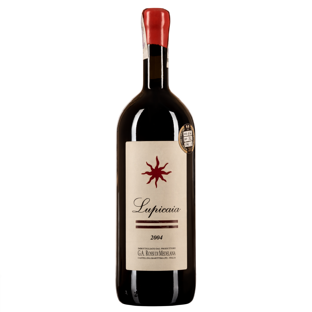 Вино Castello del Terriccio Lupicaia 2004, красное, сухое, 14%, 1,5 л - фото 1