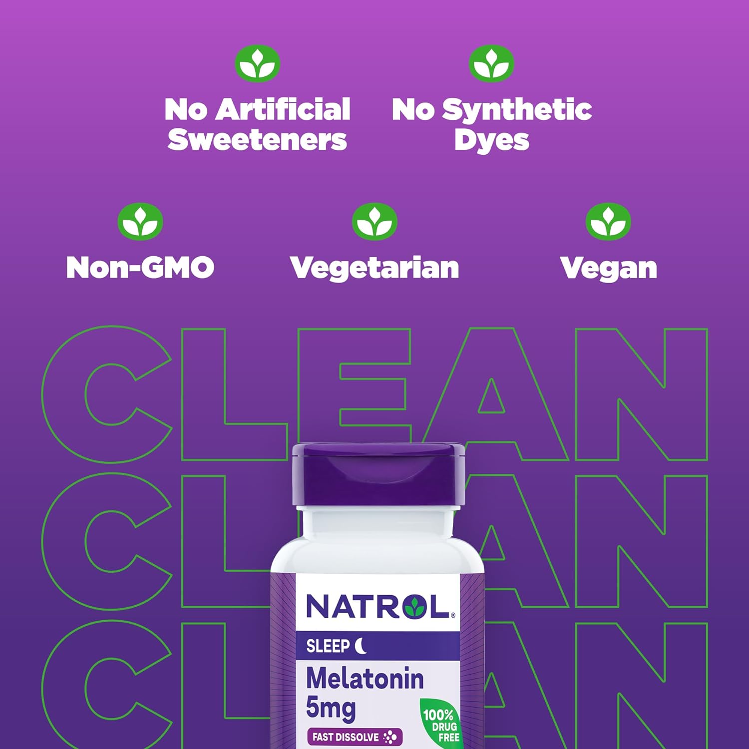 Мелатонин Natrol быстрорастворимый со вкусом клубники 5 мг 30 таблеток - фото 7