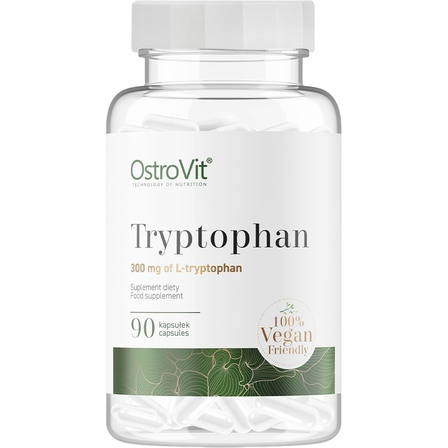 Аминокислота OstroVit Tryptophan 300 VEGE 90 капсул - фото 1