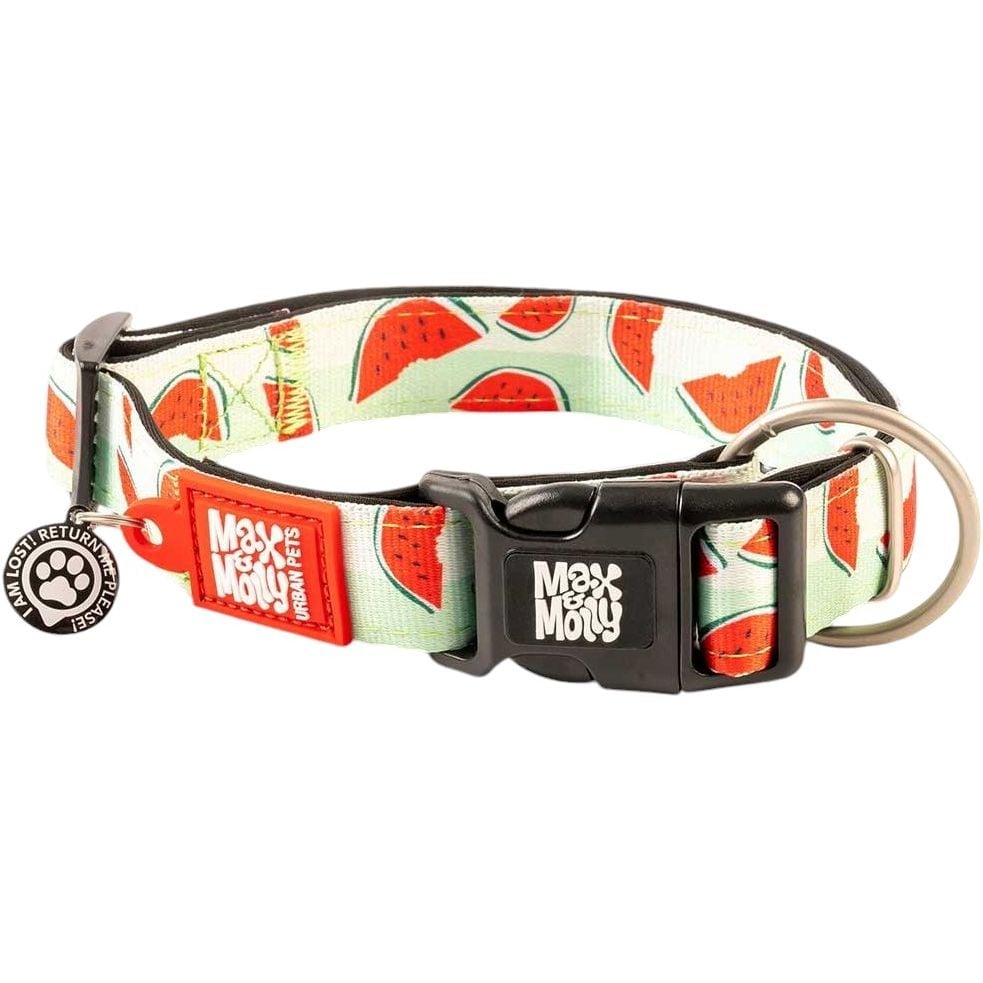 Ошейник для собак Max & Molly Smart ID Collar Watermelon S 28-45x2 см - фото 1