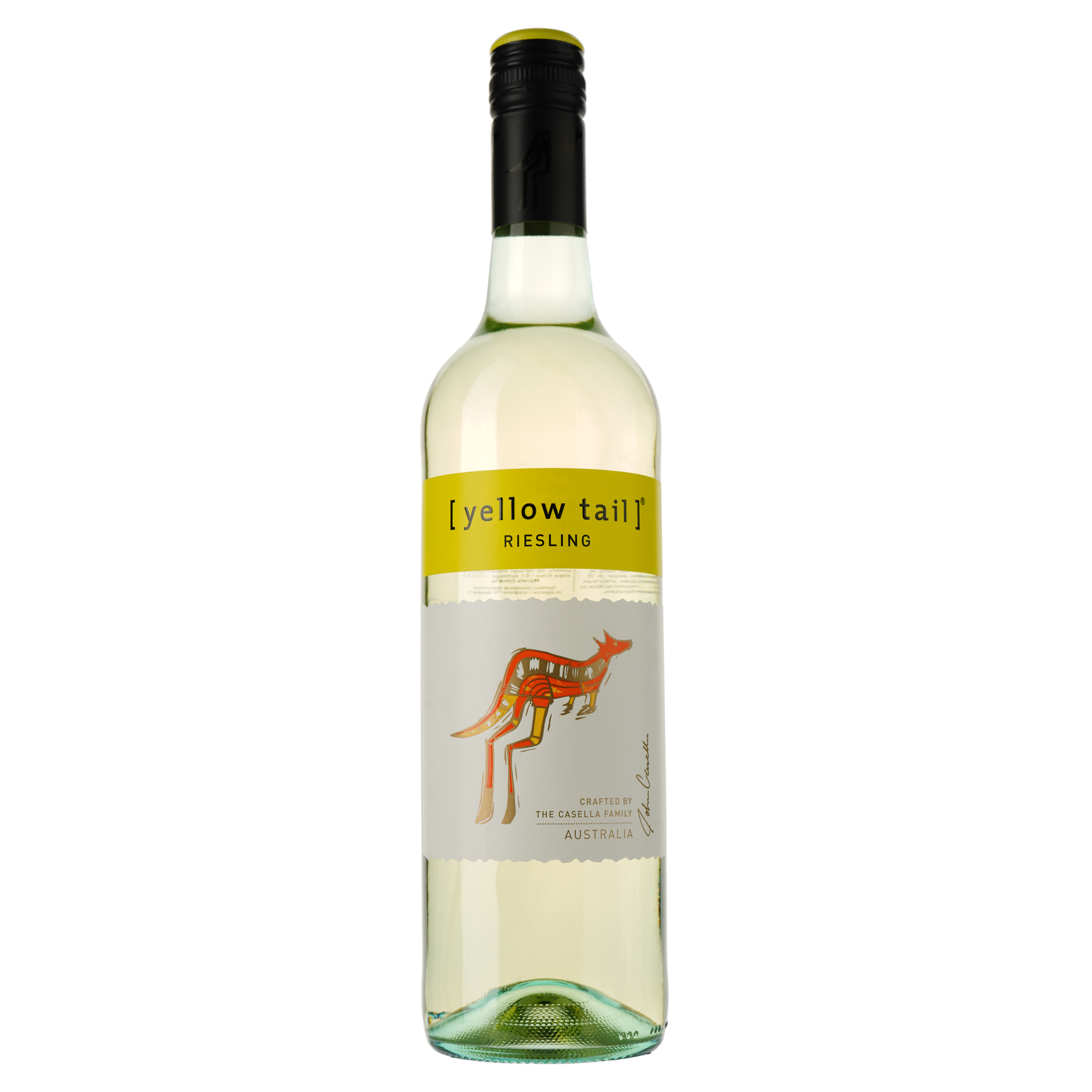 Вино Yellow Tail Riesling, біле, напівсухе, 11,5%, 0,75 л - фото 1