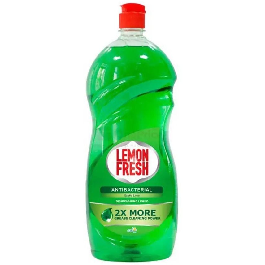 Жидкость для мытья посуды Lemon Fresh 1,5 л зеленая - фото 1