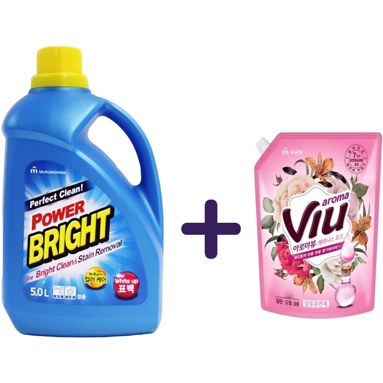 Набор: Средство для стирки Mukunghwa Perfect Clean Power Bright Liquid Detergent 5 л - фото 1