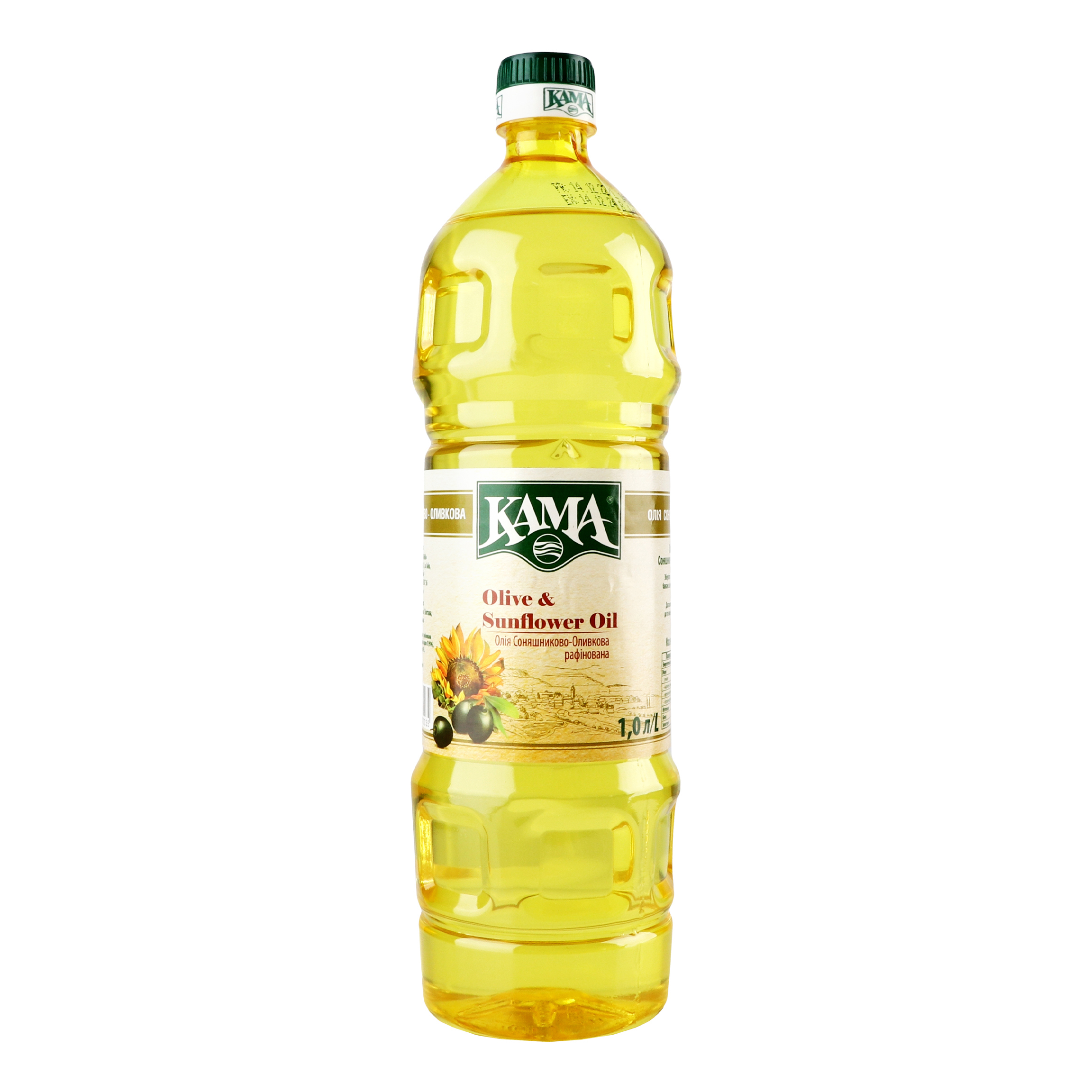 Олія соняшниково-оливкова Кама рафінована 900 г - фото 2