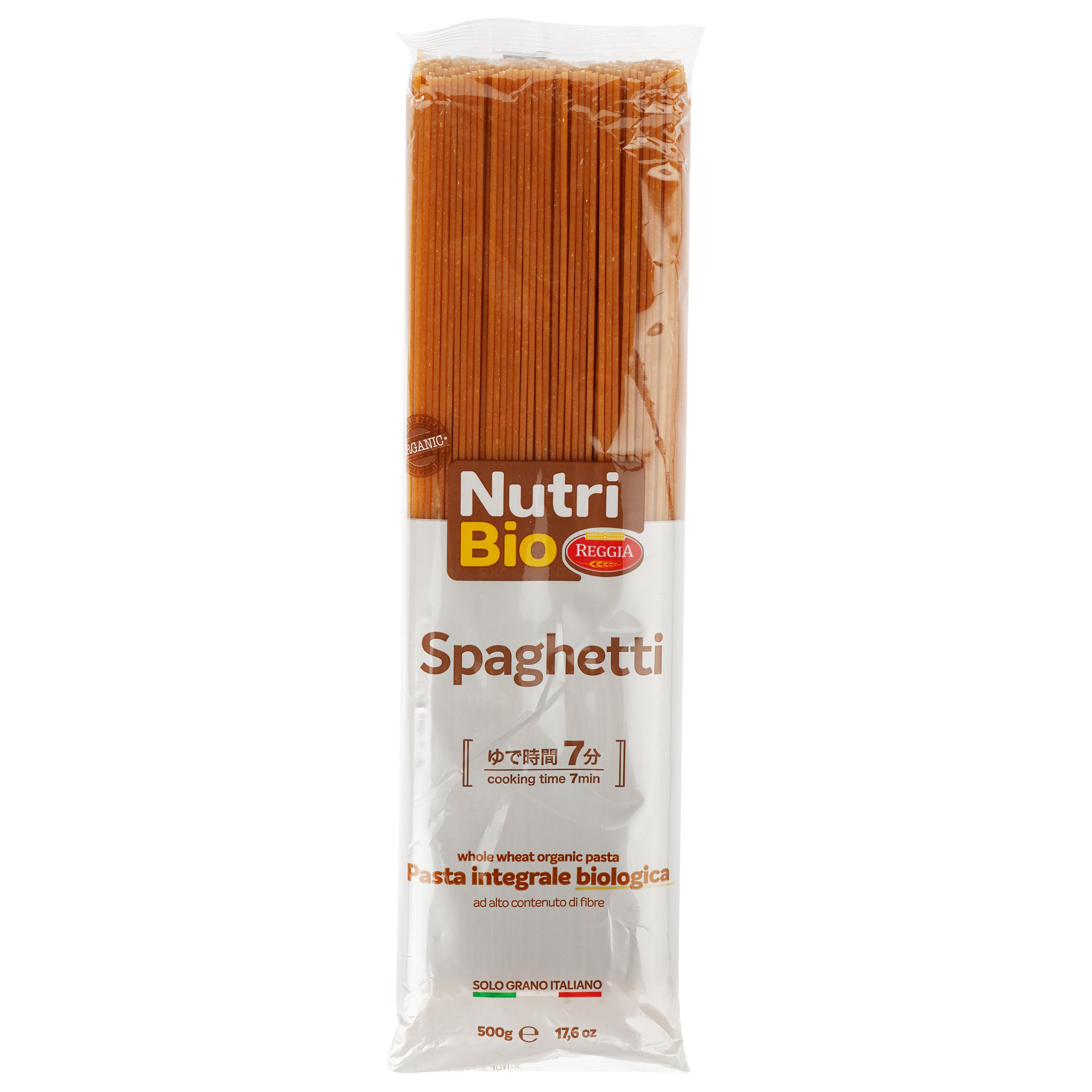Макаронные изделия Nutri Bio Reggia Спагетти, органические, 500 г (794282) - фото 1