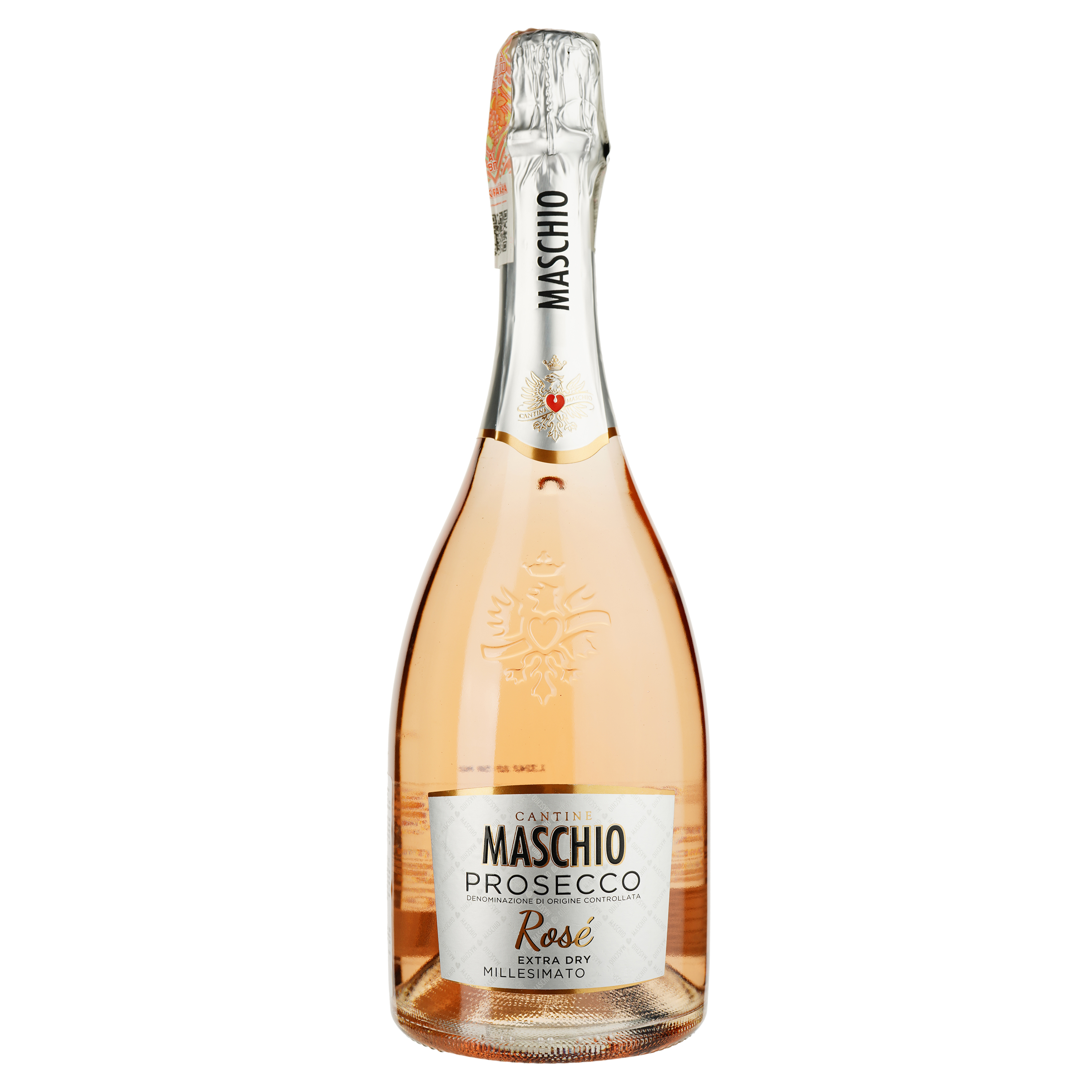 Вино ігристе Maschio Prosecco Rose DOC, рожеве, сухе, 11%, 0,75 л (853531) - фото 1