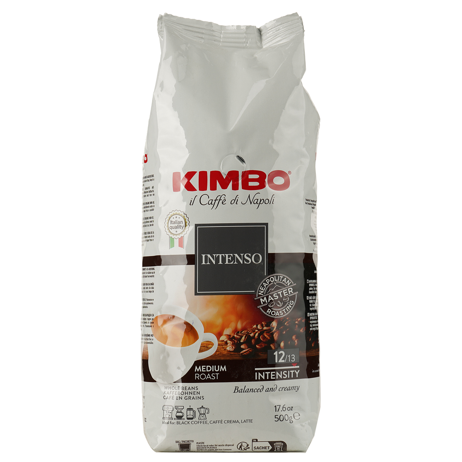 Кава в зернах Kimbo Intenso, 500 г (672451) - фото 1