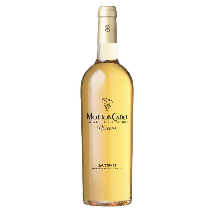 Вино Mouton Cadet Reserve Sauternes, біле, солодке, 13%, 0,75 л (8000015862053) - фото 1