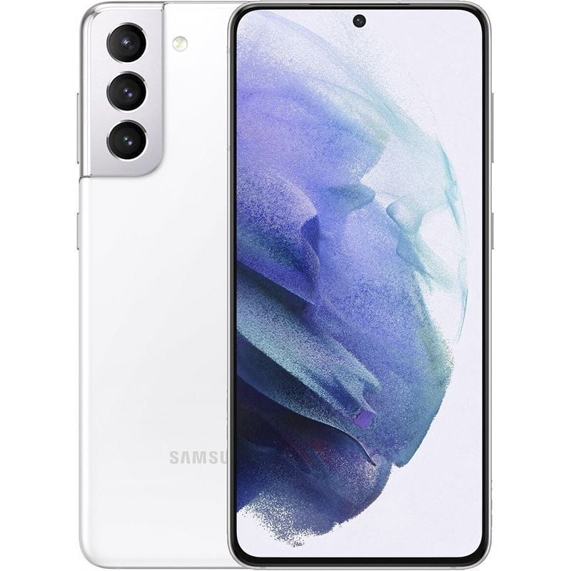 Смартфон Samsung Galaxy S21 5G 8/256 Gb 1 SIM Phantom White (SM-G991U) - фото 1