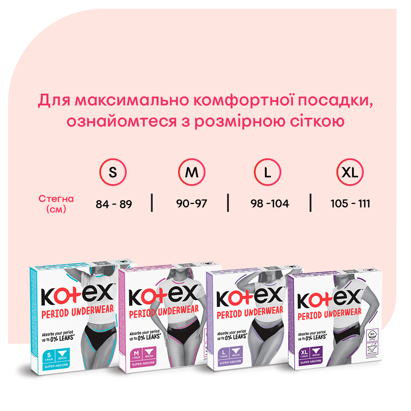 Менструальное белье Kotex размер L, 1 шт. - фото 7