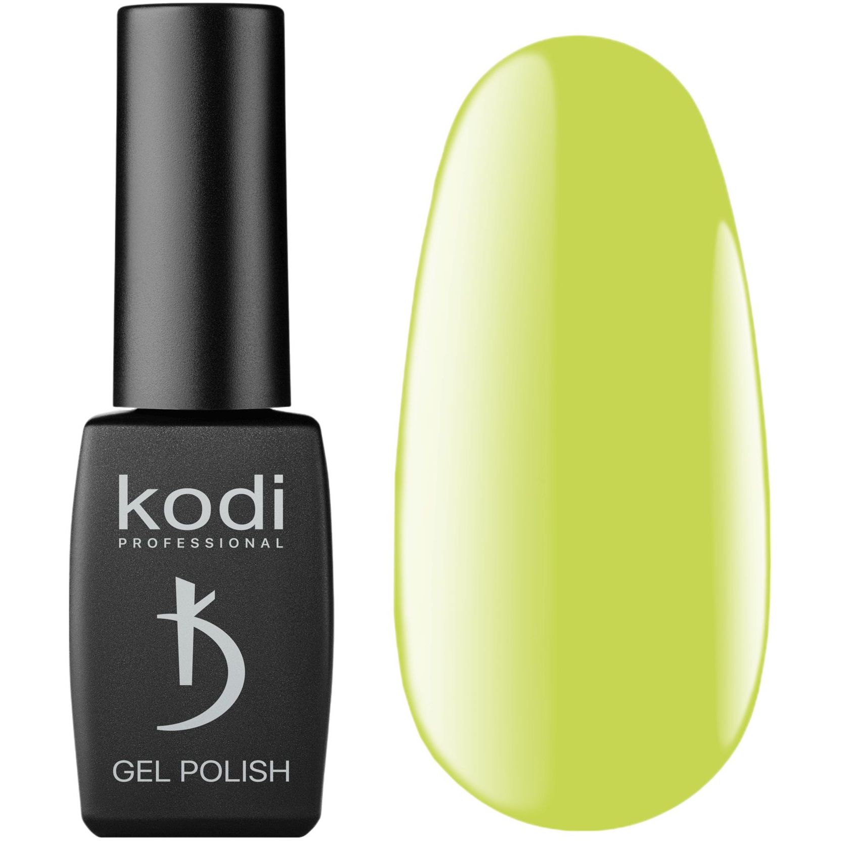 Цветное базовое покрытие для гель-лака Kodi Color Rubber Base Gel Green 8 мл - фото 1