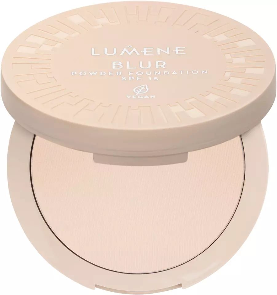 Компактная пудра для лица 2в1 Lumene Blur Longwear Powder Foundation SPF 15, тон 2, 10 г - фото 1