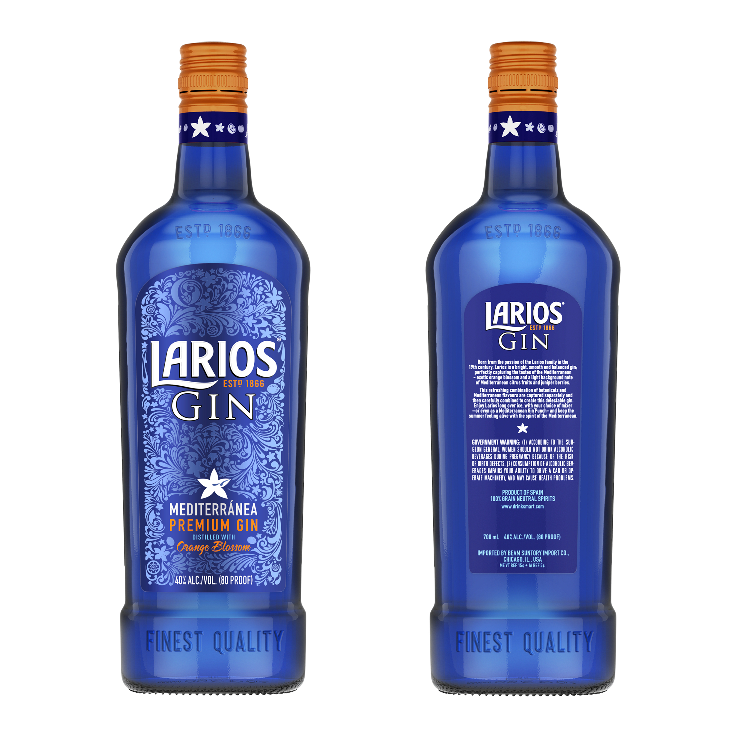 Джин Larios 12 Premium Gin, 40%, 0,7 л + бокал - фото 3