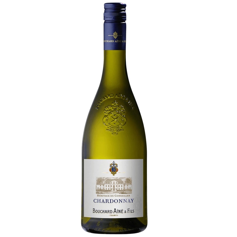 Вино Bouchard Aine&Fils Heritage du Conseiller Chardonnay, белое, сухое, 12,5%, 0,75 л - фото 1