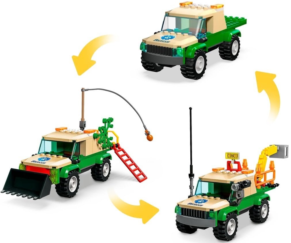 Конструктор LEGO City Місії з порятунку диких тварин, 246 деталі (60353) - фото 2
