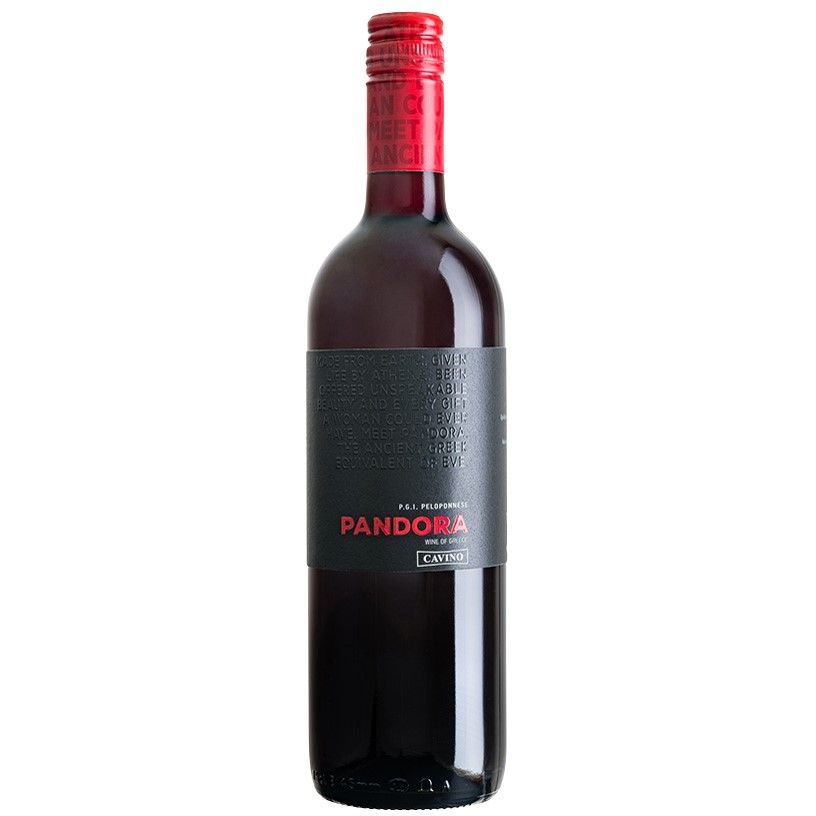 Вино Cavino Pandora Red PGI Peloponnese, червоне, напівсухе, 0,75 л - фото 1