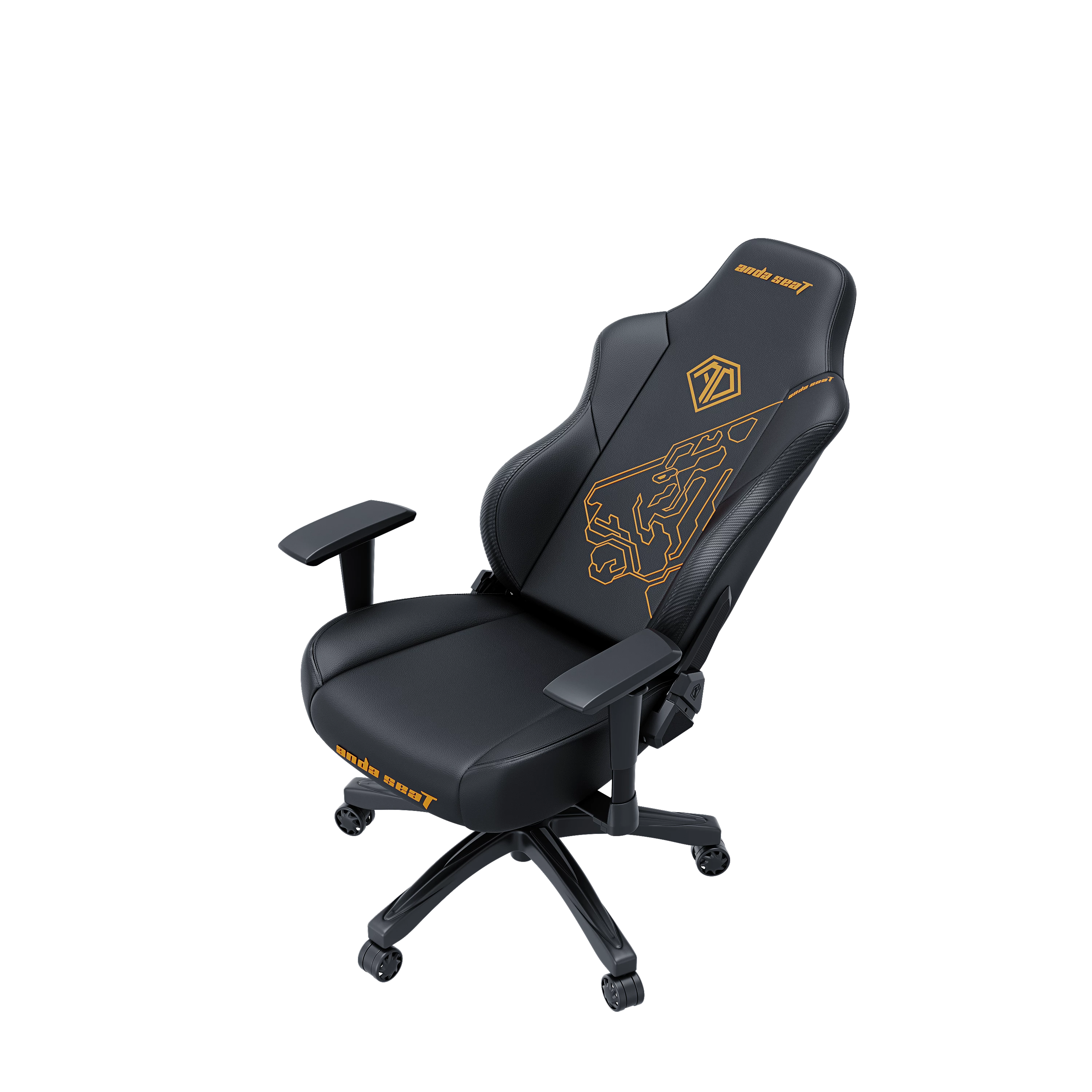 Ігрове крісло Anda Seat Phantom 3 Tiger edition Black Size L (AD18Y-14-B-PV/C) - фото 9