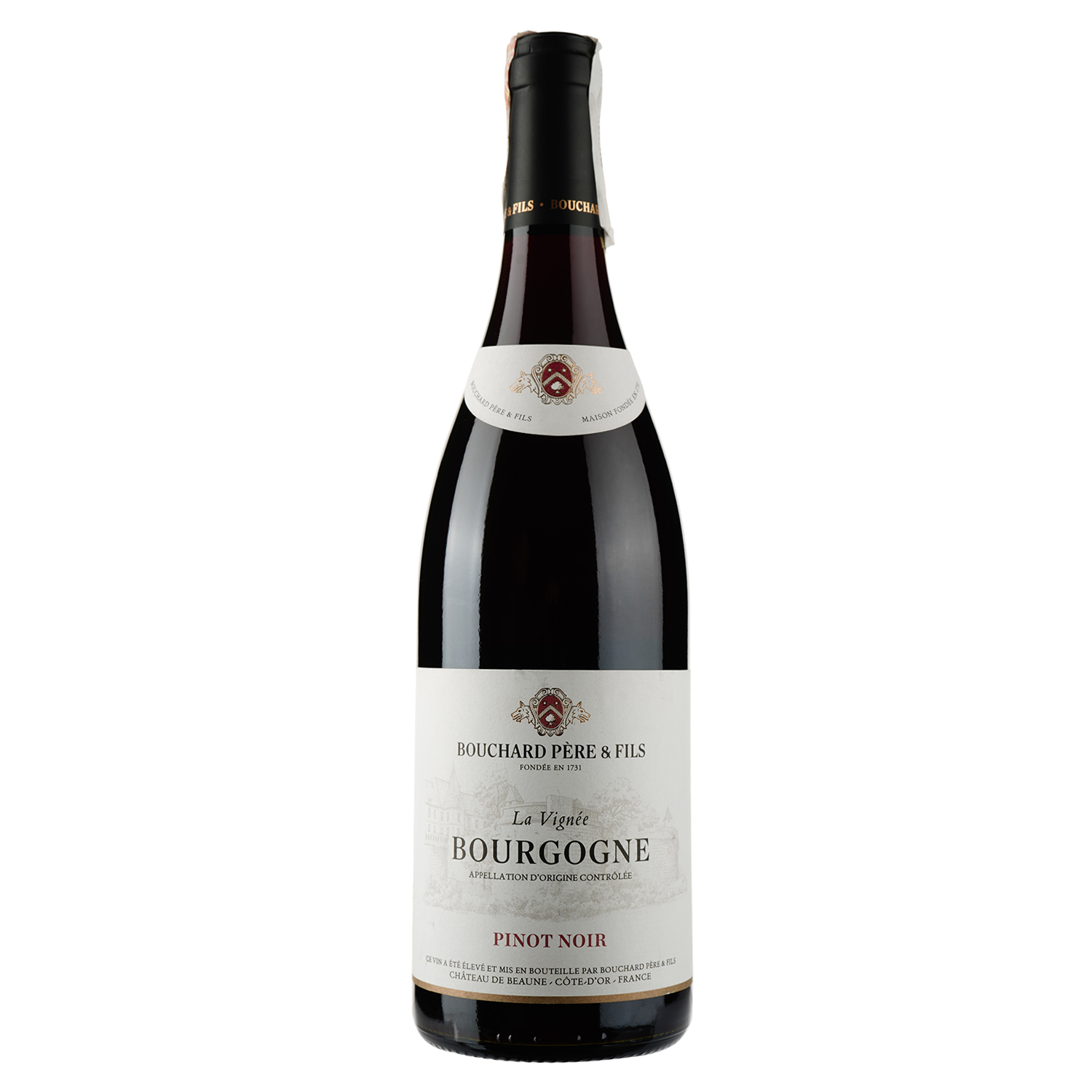 Вино Bouchard Pere&Fils Bourgogne Pinot Noir La Vignee AOC, красное, сухое, 0,75 л - фото 1