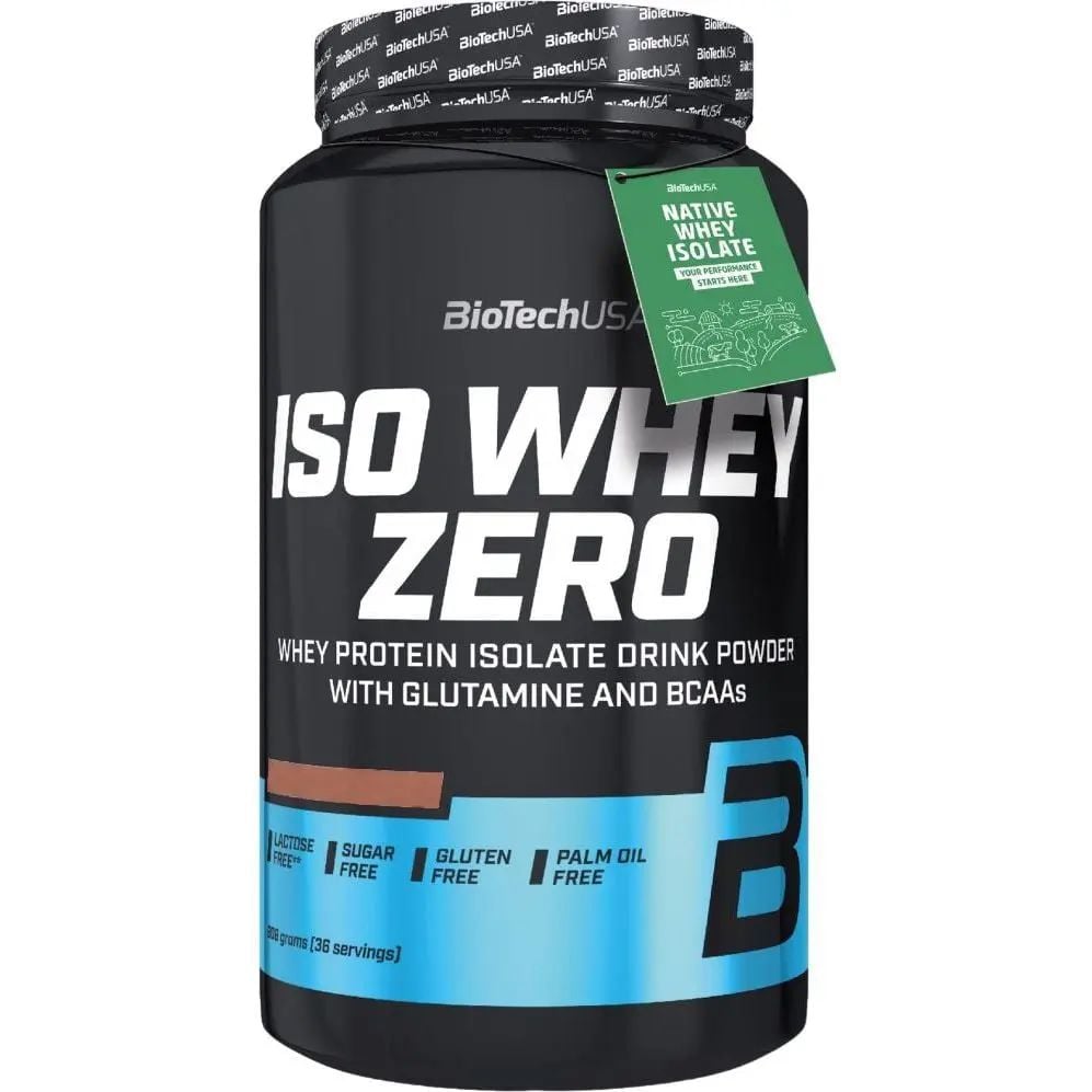 Протеин Biotech Iso Whey Zero Clear Strawberry 908 г - фото 1