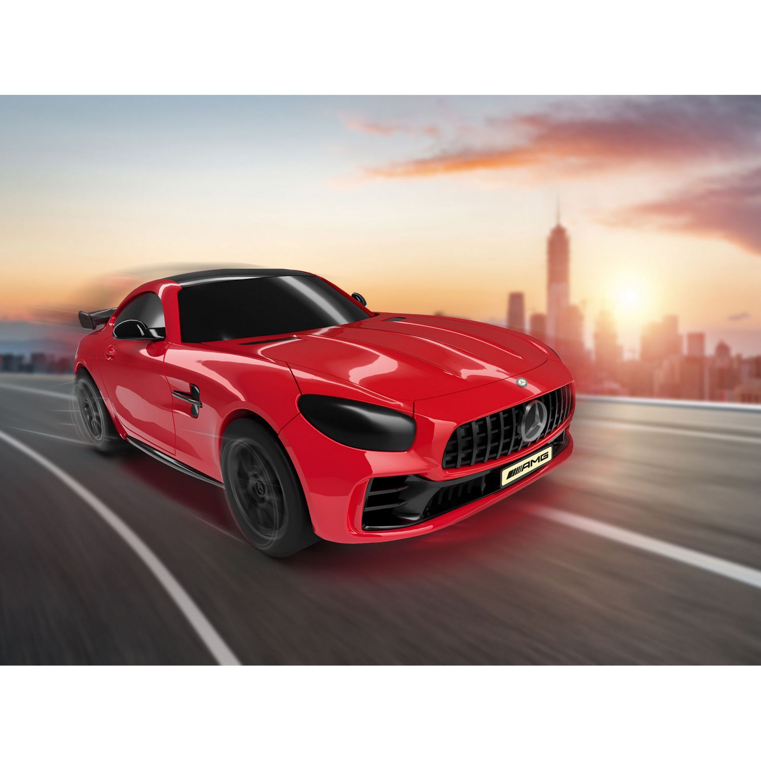 Збірна модель Revell Mercedes-AMG GT R, Red Car, рівень 1, масштаб 1:43, 10 деталей (RVL-23154) - фото 2