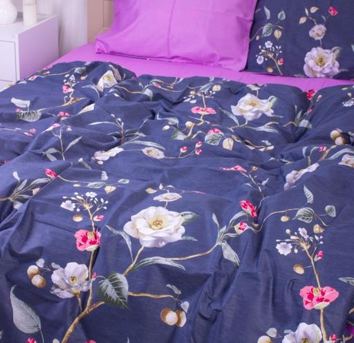 Комплект постельного белья MirSon Of Wind Flowers, сатин, 210х143 см - фото 3