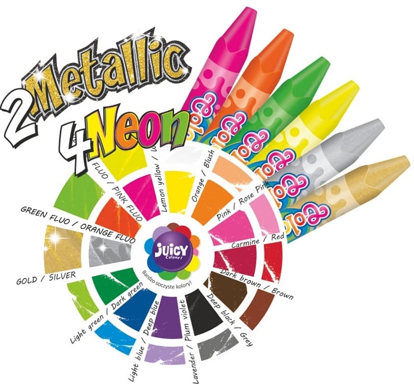 Карандаши пастельные Colorino, на масляной основе, 24 цвета, 24 шт. (36085PTR) - фото 2