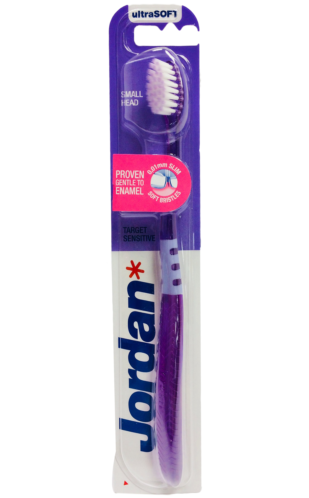 Зубная щетка Jordan Target Sensitive, для чувствительных зубов и десен, фиолетовый - фото 1