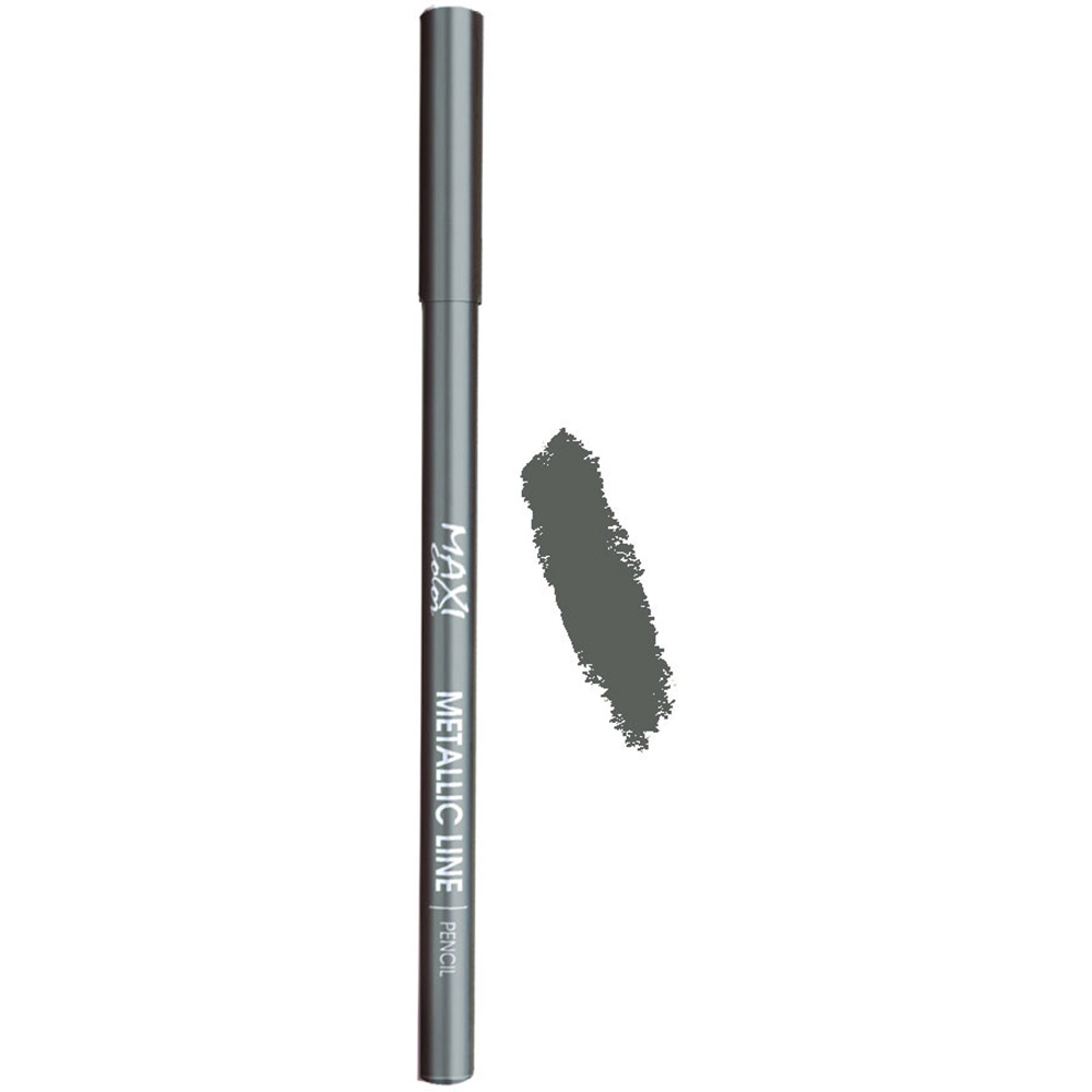 Олівець для очей Maxi Color Metallic Line №4 Титан 5 г - фото 2