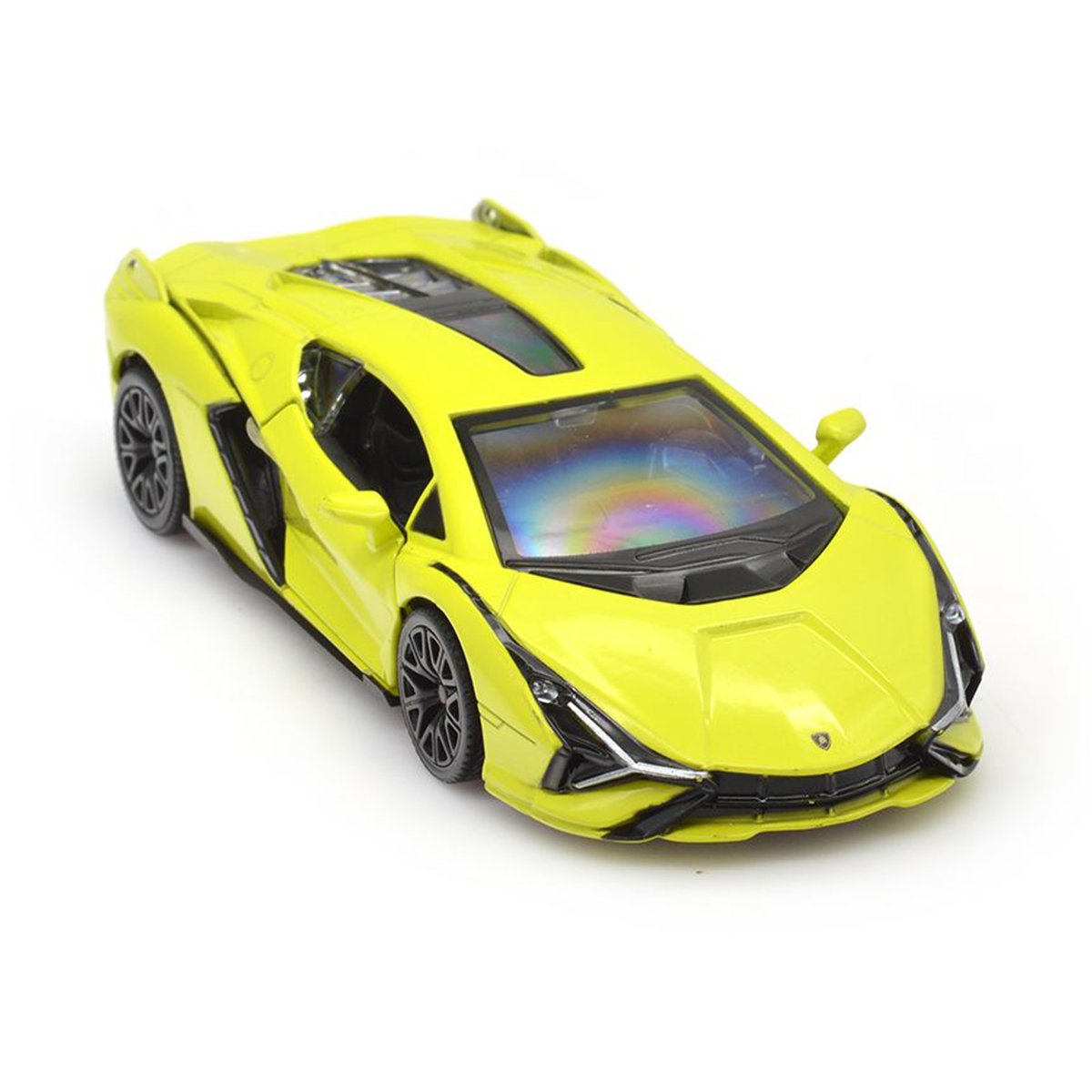 Автомодель TechnoDrive Lamborghini Sian, 1:32, желтая (250346U) - фото 6