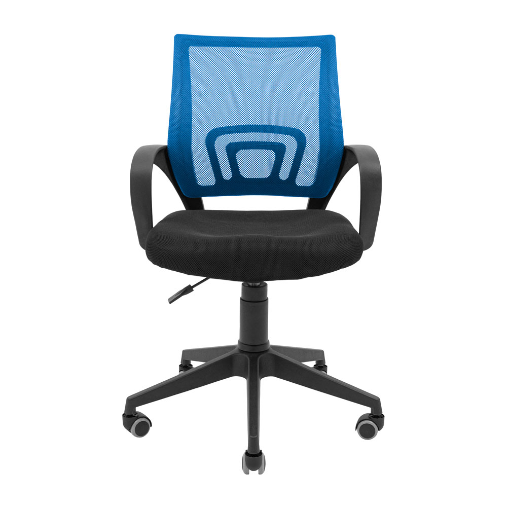 Крісло офісне Richman Спайдер Ю Пластик Піастра сітка чорний + синій (RCM-1096) - фото 2