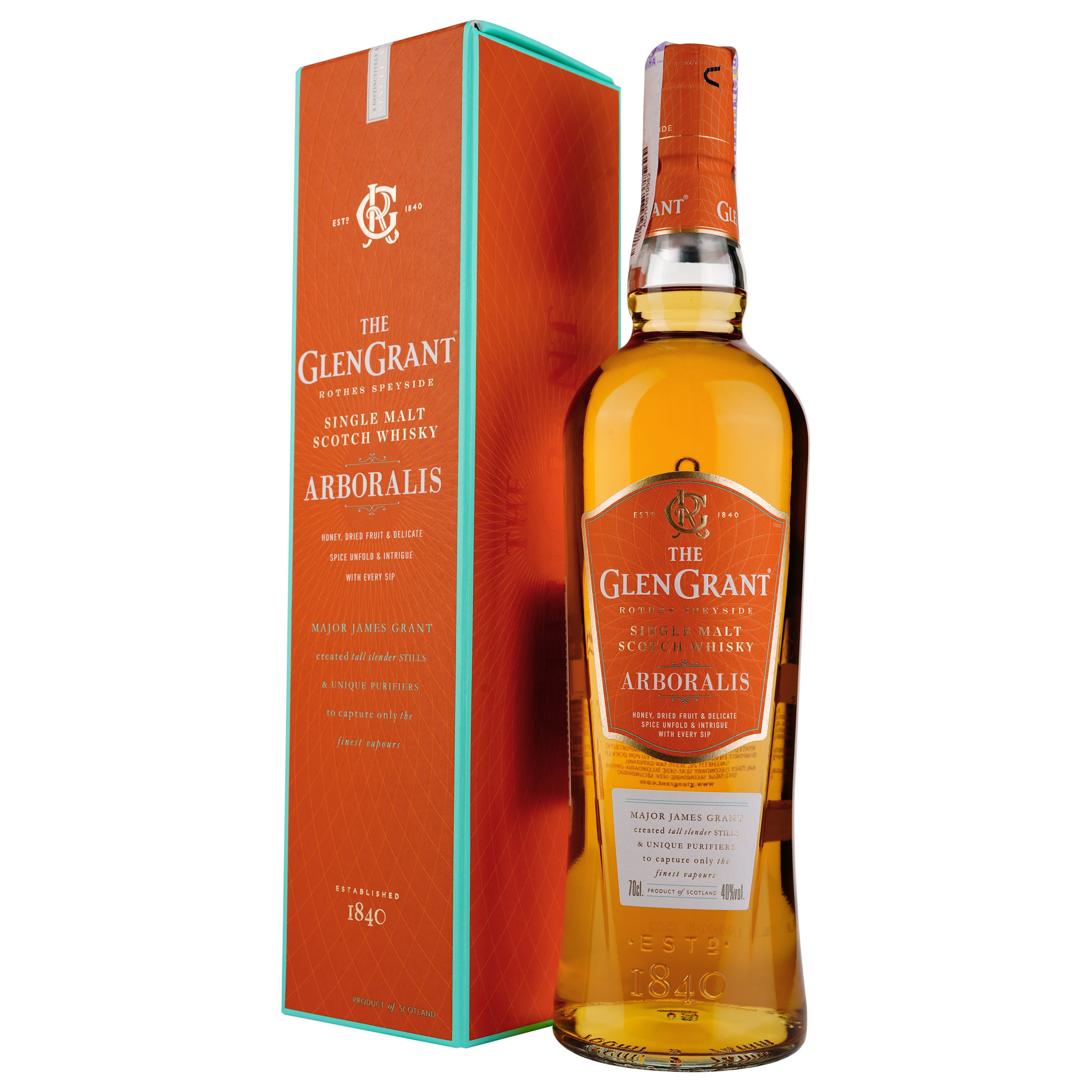 Виски Glen Grant Arboralis Single Malt Scotch Whisky 40% 0.7 л - фото 1