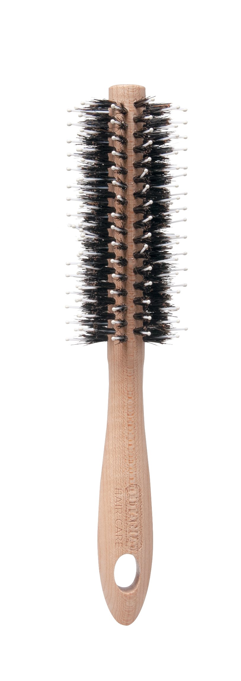 Масажна щітка для волосся Titania з клена, кругла (2864) - фото 1