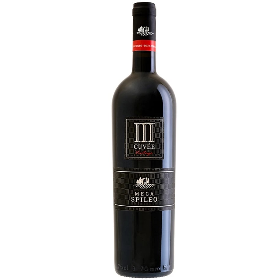 Вино Cavino Mega Spileo Cuvee, красное, полусухое, 14%, 0,75 л (8000019270630) - фото 1