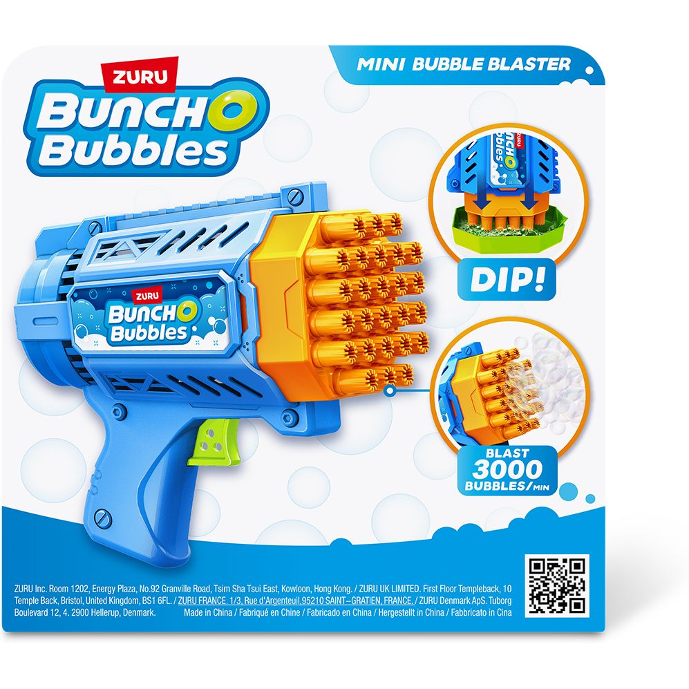 Игровой набор Bunch O Bubbles серии Mini Бластер с мыльными пузырями (11347) - фото 7