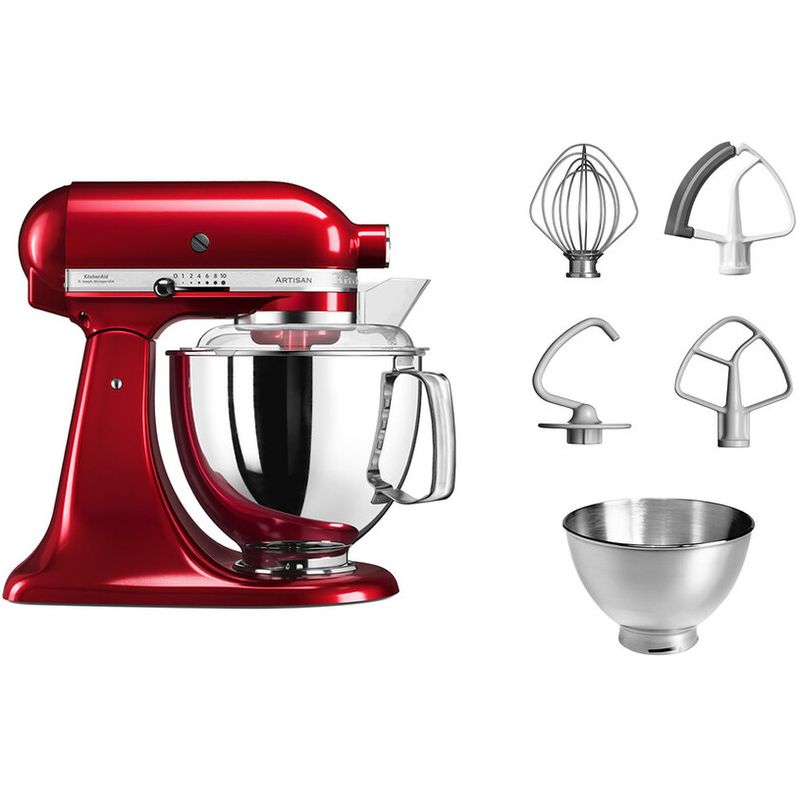 Планетарный миксер KitchenAid Artisan 4.8 л карамельное яблоко (5KSM175PSECA) - фото 1