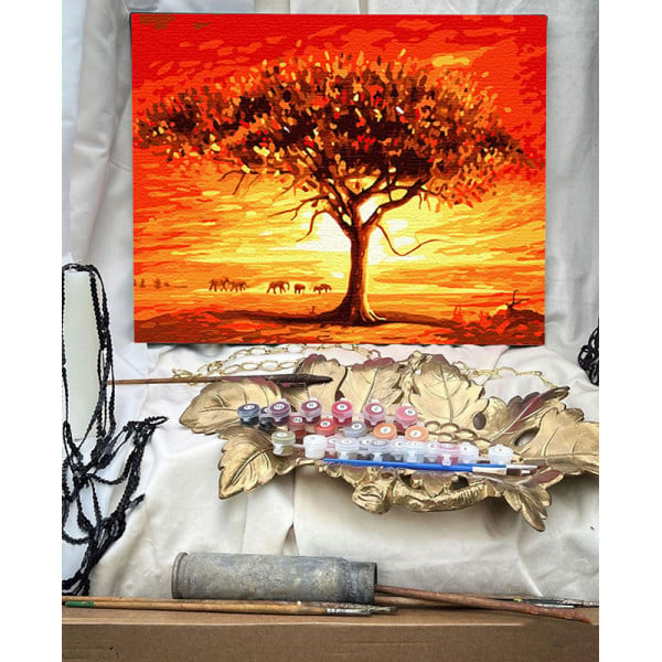 Картина по номерам ArtCraft Золотое солнце Африки 40x50 см (10507-AC) - фото 3