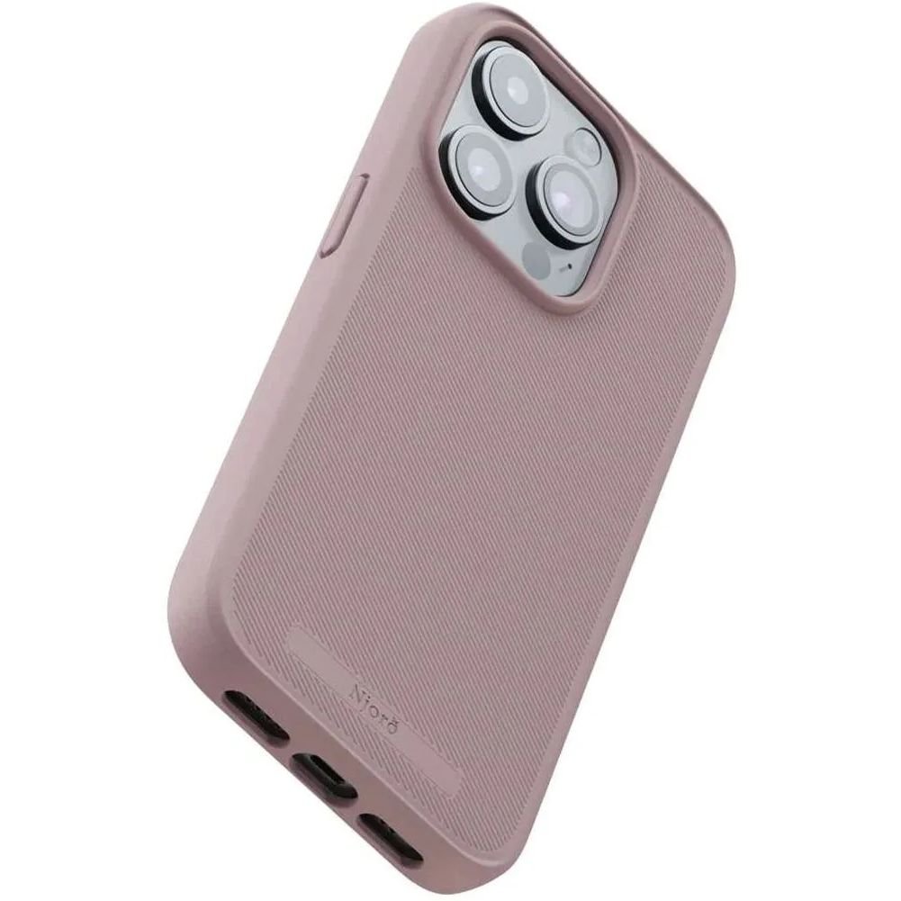 Чохол-накладка Njord 100% GRS MagSafe Case Pink Blush для iPhone 15 Pro - фото 5