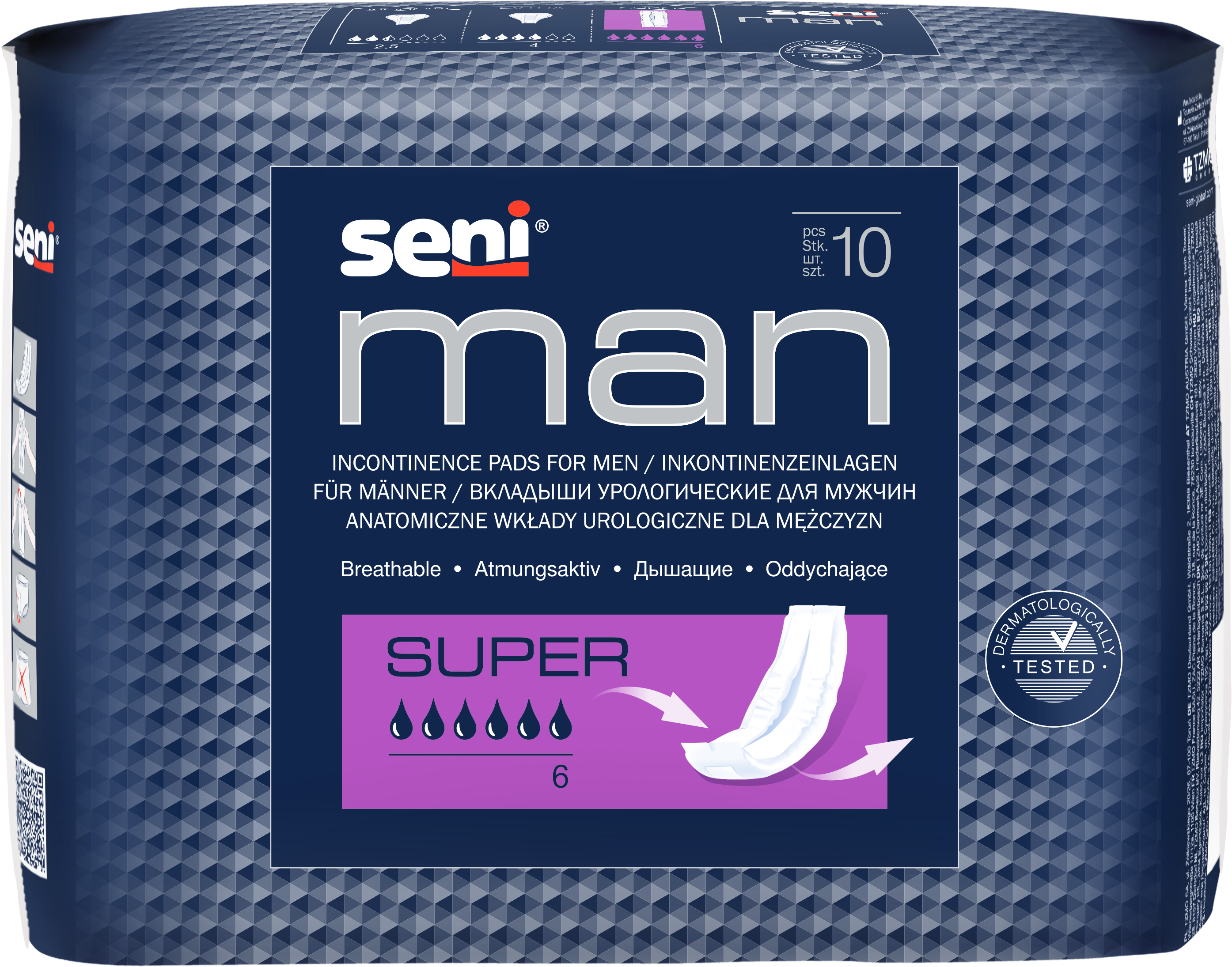 Урологические прокладки Seni Man Super 10 шт. - фото 1
