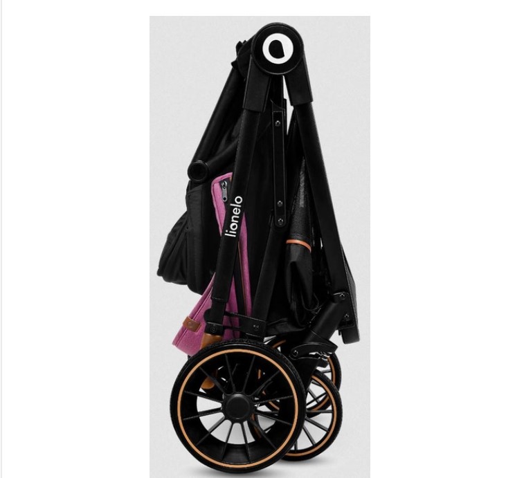 Универсальная коляска 3 в 1 Lionelo Riya Pink Violet, фиолетовая (LO-RIYA 3IN1 PINK VIOLET) - фото 5